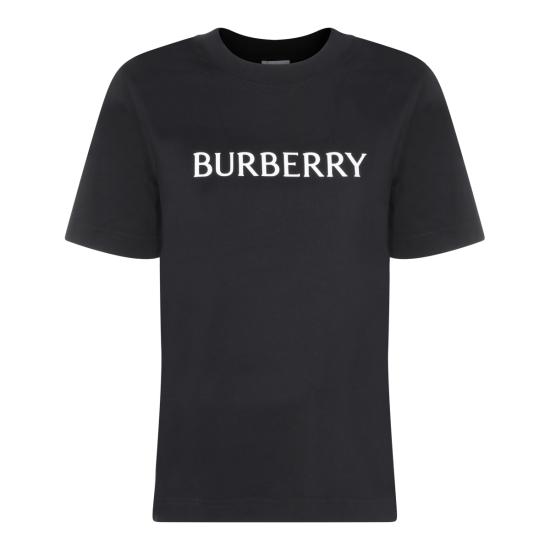 26SS 버버리 로고 코튼 티셔츠 8118977 A1189 BLACK