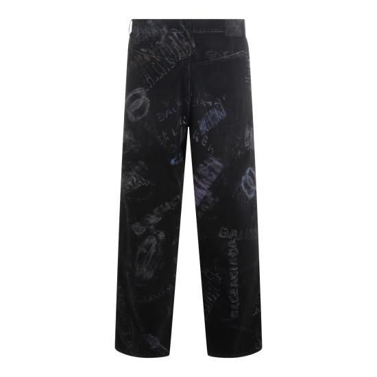 26SS 발렌시아가 데님 팬츠 857216 TTWA81037 BLACK - BALENCIAGA