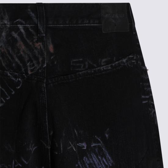 26SS 발렌시아가 데님 팬츠 857216 TTWA81037 BLACK - BALENCIAGA