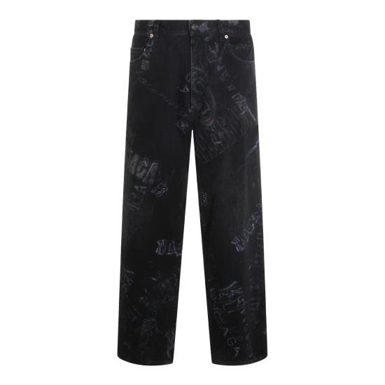 26SS 발렌시아가 데님 팬츠 857216 TTWA81037 BLACK
