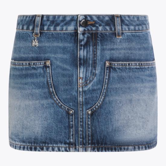 26SS 아미리 데님 스커트 AWBMSK1018 919 LIGHT BLUE