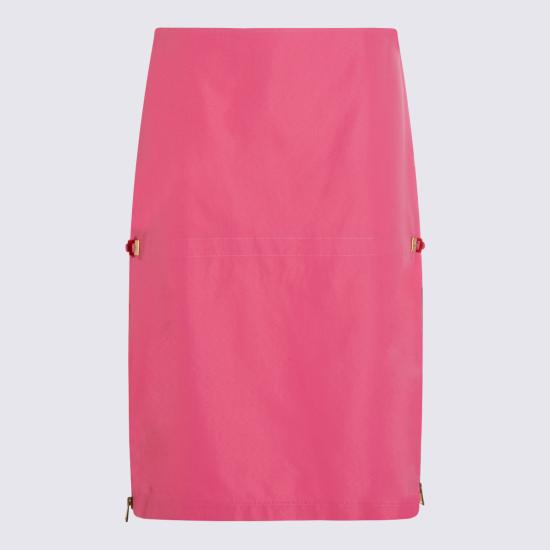 26SS 펜디 테크니컬 비스코스 스커트 FQ7723 AW9BF1W0E AZALEA - FENDI