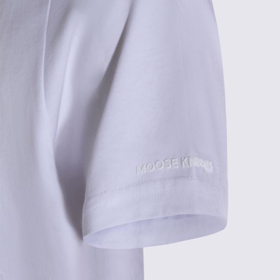 26SS 무스너클 반팔 티셔츠 M16MT733 909 White - MOOSE KNUCKLES