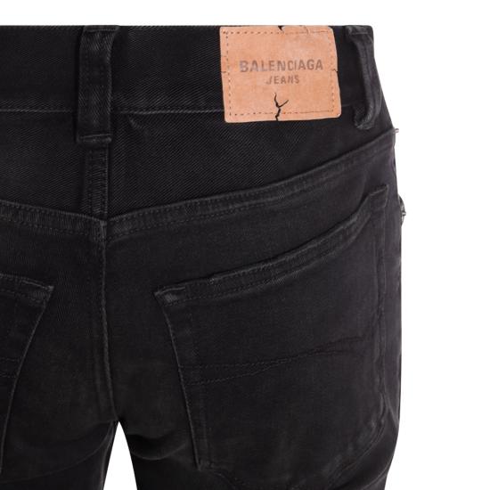 25FW 발렌시아가 슬림 핏 부츠컷 팬츠 838692 TSWC38582 BLACK - BALENCIAGA