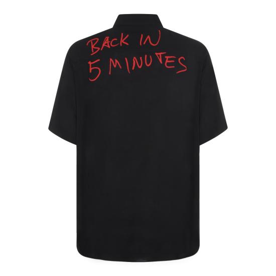 26SS 비비안웨스트우드 반팔 셔츠 2401004K W01CMN401 BLACK - VIVIENNE WESTWOOD