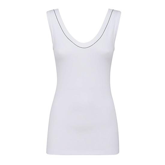 26SS 브루넬로 쿠치넬리 코튼 티셔츠 M0TC8BJ312 C159 BIANCO