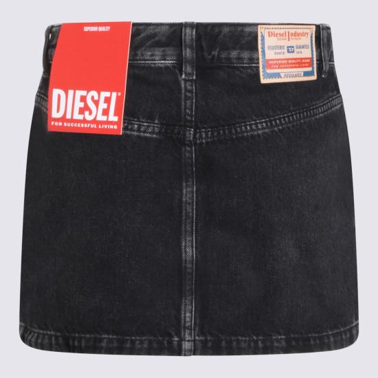 26SS 디젤 데님 스커트 A04935 09P0902 BLACK - DIESEL