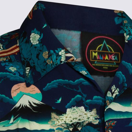 26SS 마우나케아 반팔 셔츠 MKU142 BN Navy - MAUNA KEA