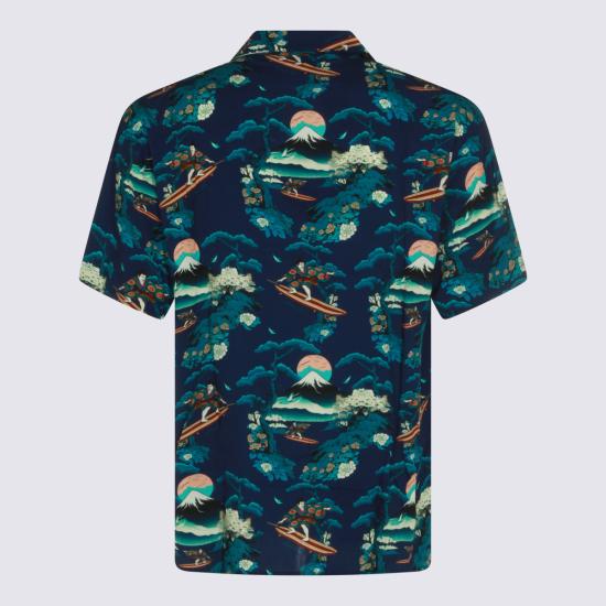 26SS 마우나케아 반팔 셔츠 MKU142 BN Navy - MAUNA KEA