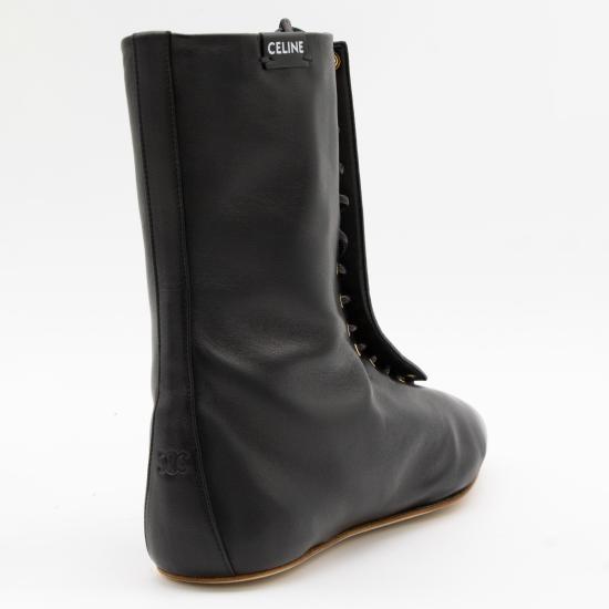 26SS 셀린느 발레 하이 레이스업 부츠 366535272C 38NO BLACK - CELINE