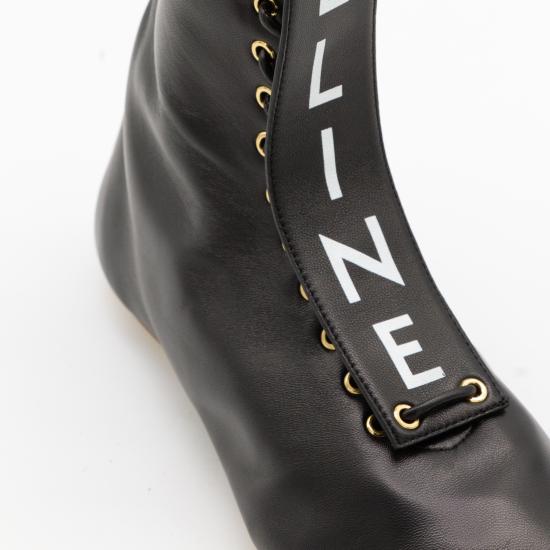 26SS 셀린느 발레 하이 레이스업 부츠 366535272C 38NO BLACK - CELINE