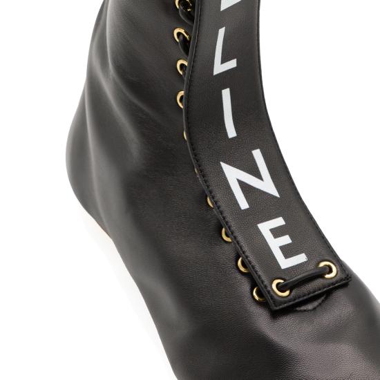 26SS 셀린느 발레 하이 레이스업 부츠 366535272C 38NO BLACK - CELINE