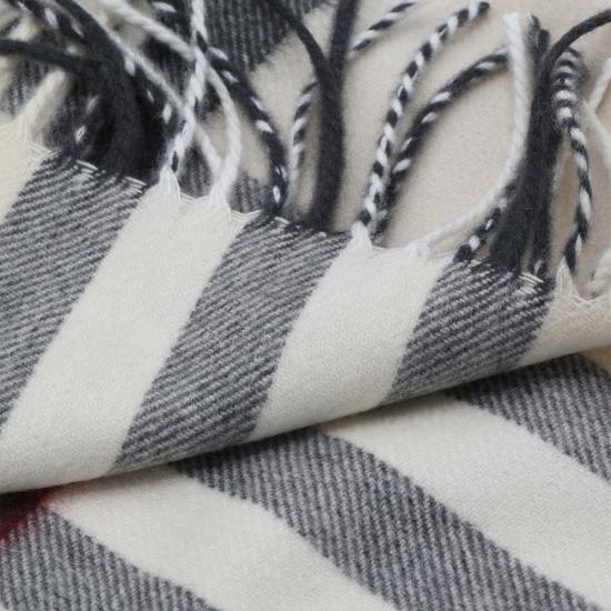 26SS 버버리 체크 캐시미어 스카프 8077884 A1450 Stone - BURBERRY