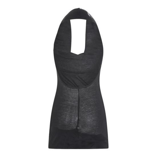 26SS 릭 오웬스 민소매 티셔츠 RP01F6105 UCS09 BLACK - RICK OWENS