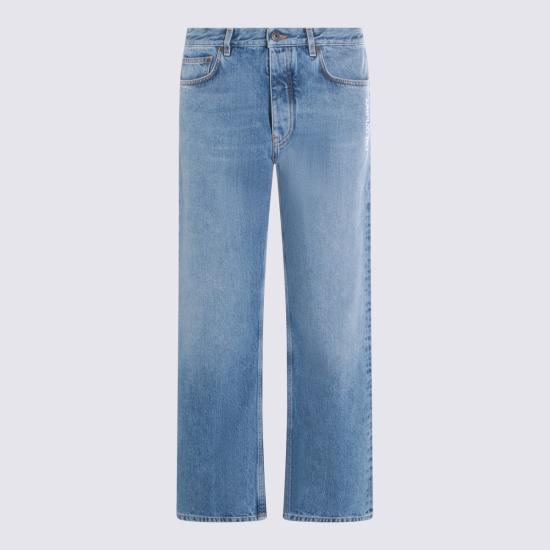 26SS 오프화이트 데님 팬츠 OMYA18JS26 DEN0024000 MEDIUM BLUE - OFF WHITE