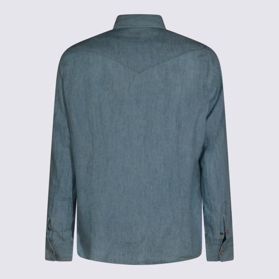 26SS 일레븐티 데님 셔츠 M75CAMK02USA TES0M14608 ZUCCHERO - ELEVENTY
