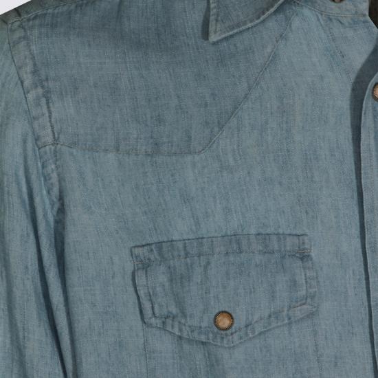 26SS 일레븐티 데님 셔츠 M75CAMK02USA TES0M14608 ZUCCHERO - ELEVENTY