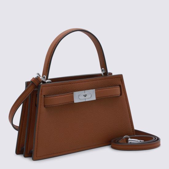 26SS 토리버치 리 라지윌 미니 탑 핸들백 175603 200 Bourbon - TORY BURCH