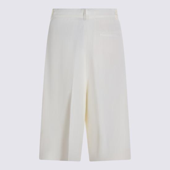 26SS 파비아나 필리피 플루이드 린넨 비스코스 버뮤다 쇼츠 PAD276F794 M1500145 BURRO - FABIANA FILIPPI