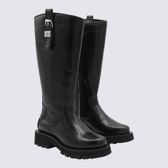 25FW 가니 하이 부츠 S3022 099 Black - GANNI