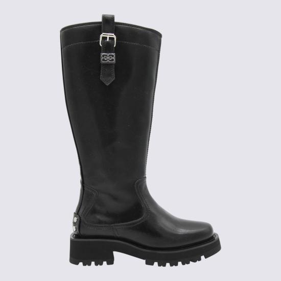 25FW 가니 하이 부츠 S3022 099 Black