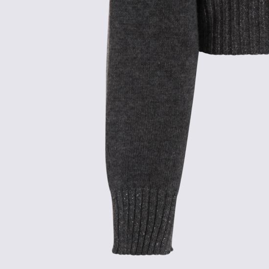 25FW 트윈셋 스웨터 252TP3580 S2087012800 MEDIUM MEL GREY ARGENTO LUREX - TWINSET