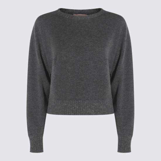 25FW 트윈셋 스웨터 252TP3580 S2087012800 MEDIUM MEL GREY ARGENTO LUREX
