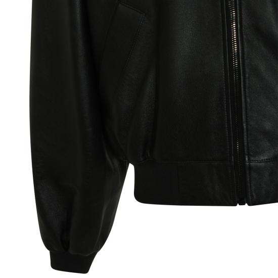 26SS 발렌시아가 가죽 자켓 869697 TUS061000 BLACK - BALENCIAGA