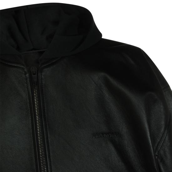 26SS 발렌시아가 가죽 자켓 869697 TUS061000 BLACK - BALENCIAGA