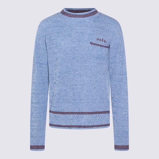 26SS 마르니 스웨터 GCMG0483Q0 UFC601MLB43 LIGHT BLUE