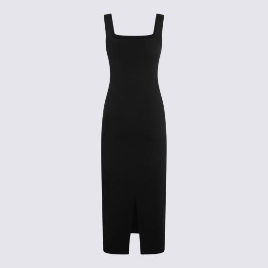 25FW 케이트 미디 원피스 9808429 200 Black - KHAITE