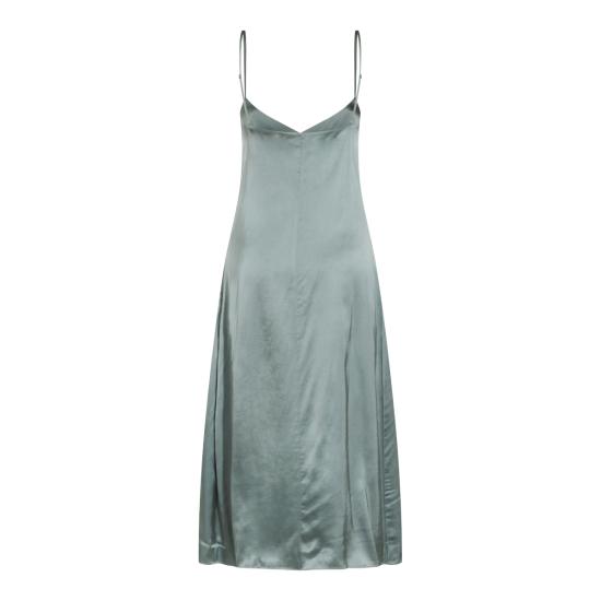 26SS 아크네 스튜디오 사틴 드레스 A20926 ABC SAGE GREEN - ACNE STUDIOS