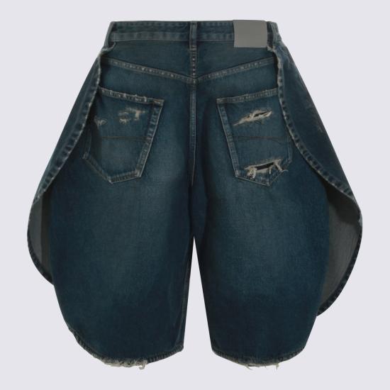 26SS 발렌시아가 데님 숏팬츠 872219 TRW614060 DARK Ocean - BALENCIAGA