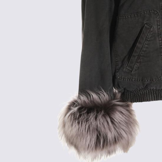 25FW 블루마린 자켓 A522J203A C9999 BLACK LUNAR ROCK - BLUMARINE