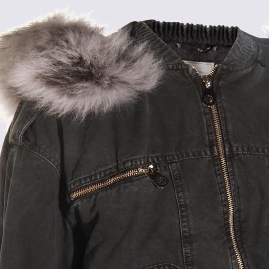 25FW 블루마린 자켓 A522J203A C9999 BLACK LUNAR ROCK - BLUMARINE