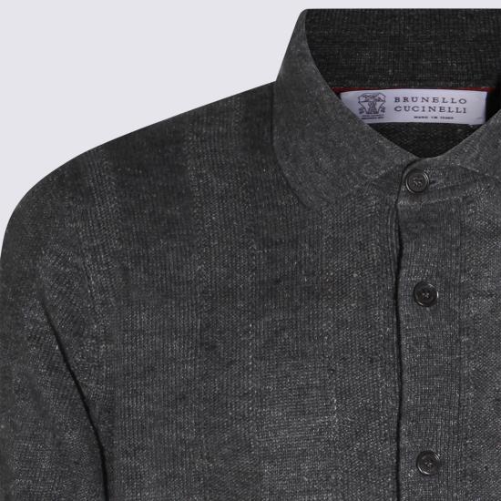 26SS 브루넬로 쿠치넬리 리넨 립 코튼 반소매 셔츠 M2L707805 CRO75 - BRUNELLO CUCINELLI