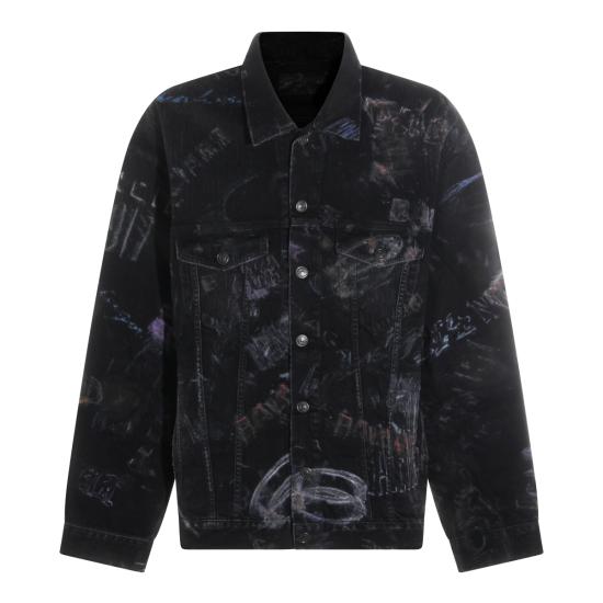 26SS 발렌시아가 오버사이즈 재킷 857181 TTWA81037 BLACK