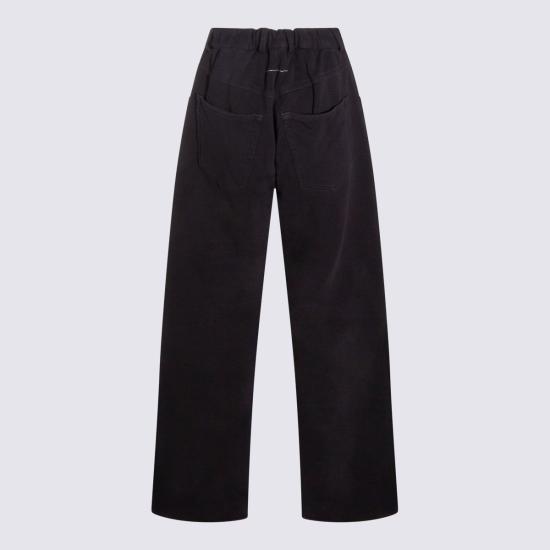 26SS MM6 메종마르지엘라 코튼 트라우저 S52KA0548 M25014900 Black - MM6 MAISON MARGIELA