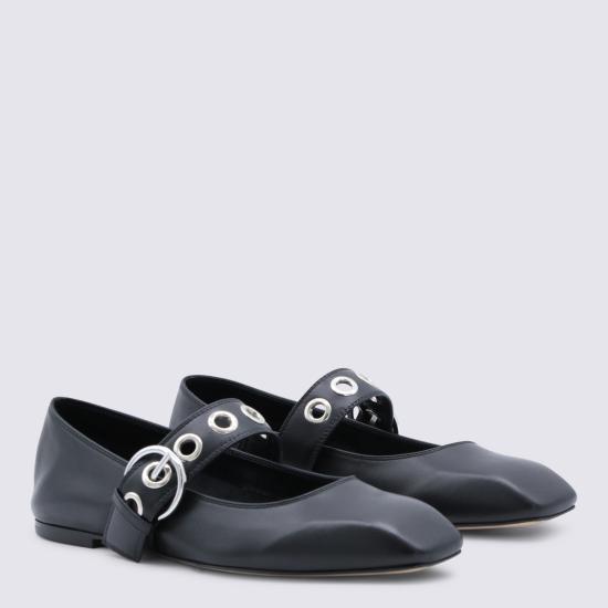 26SS 에이드 플랫 슈즈 A11FLRKLS08FL159 800 Black - AEYDE