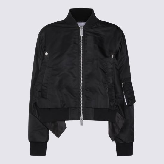 26SS 사카이 봄버 자켓 2608304 001 Black