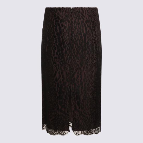 25FW 톰포드 미디 스커트 GC5817 FAX1546XBLCH BLACK CHOCOLATE - TOMFORD