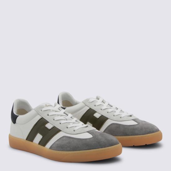 26SS 호간 쿨 스니커즈 HXM6470FB60 UWS826Q BIANCO OLIVA NAVY - HOGAN