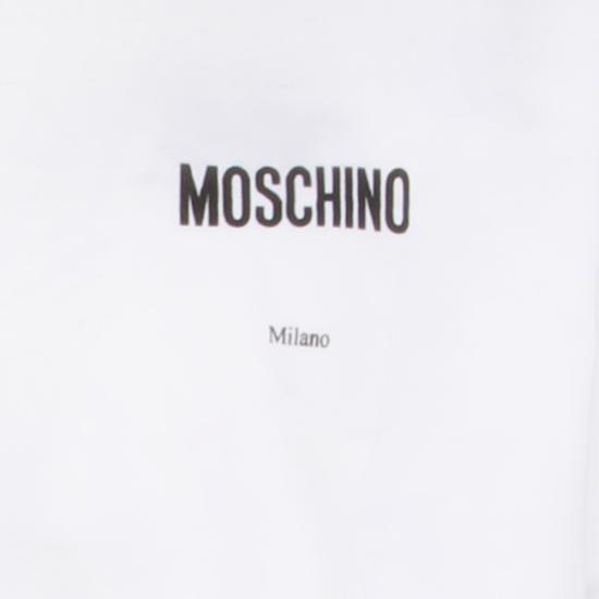 26SS 모스키노 반팔 티셔츠 261ZZ0704 02411001 WHITE - MOSCHINO