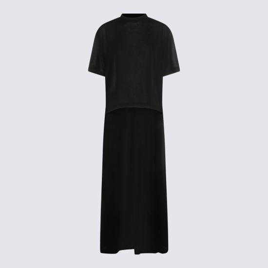 26SS 발렌시아가 롱 원피스 871740 TUVC91000 BLACK - BALENCIAGA