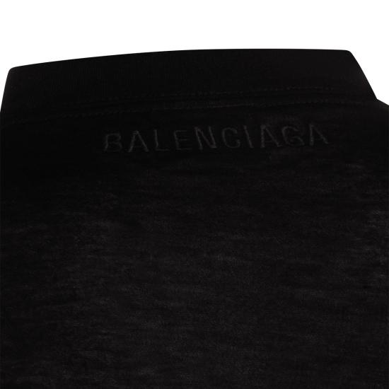 26SS 발렌시아가 롱 원피스 871740 TUVC91000 BLACK - BALENCIAGA