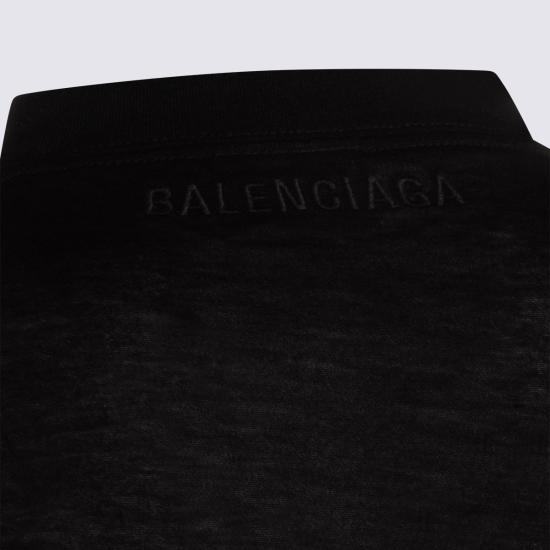 26SS 발렌시아가 롱 원피스 871740 TUVC91000 BLACK - BALENCIAGA