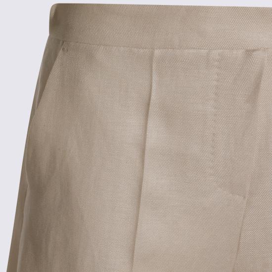 26SS 막스마라 카키 버뮤다 쇼츠 2611131032600 10349006 BEIGE - MAX MARA