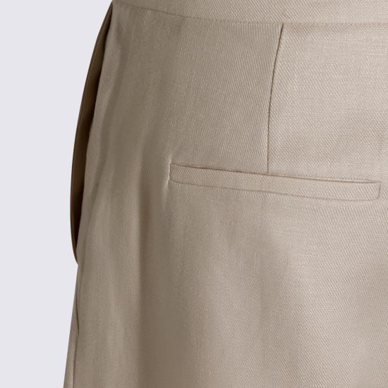 26SS 막스마라 카키 버뮤다 쇼츠 2611131032600 10349006 BEIGE - MAX MARA