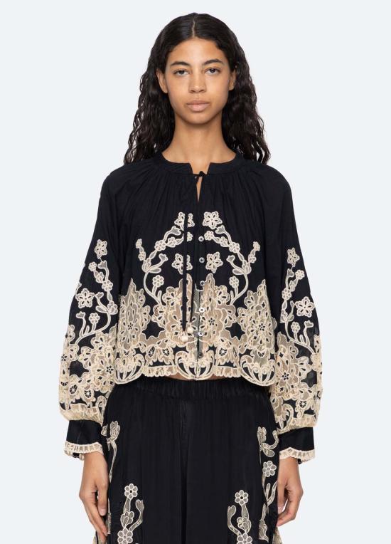  씨뉴욕 블라우스 PF26 123 BLACK - SEA NY