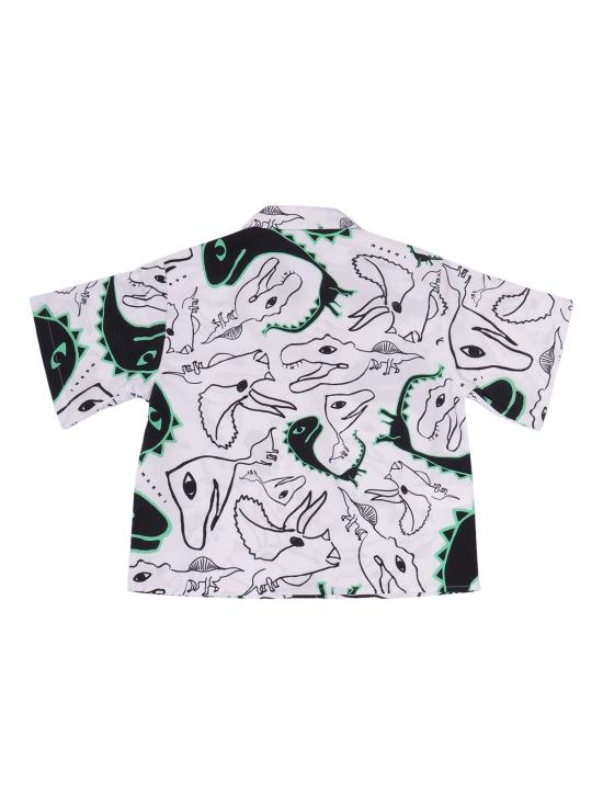  [키즈] 마르니 탑 키즈 코튼 셔츠 화이트 - MARNI